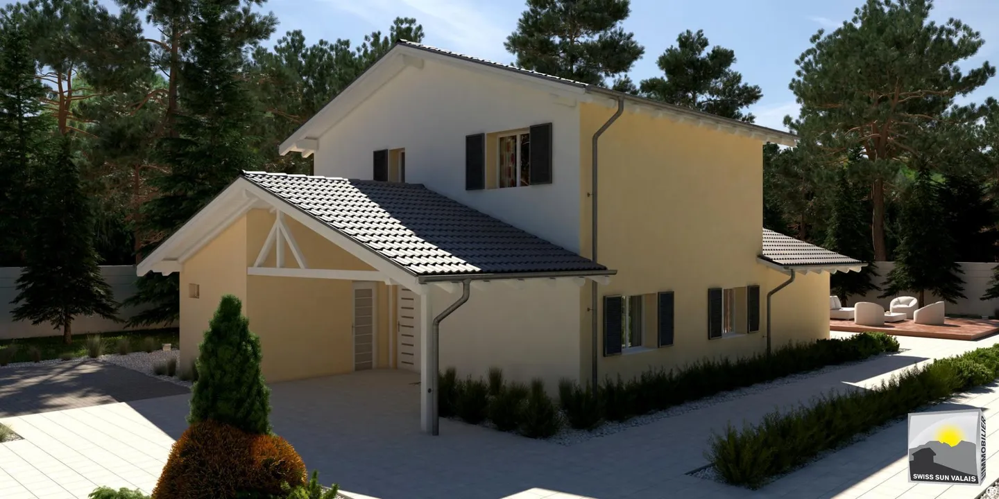 SAXON Je suis le projet VIRGINIA Villa 5.5 pièces de 173 m² terrain 1'000 m² - Photo 22 sur 25