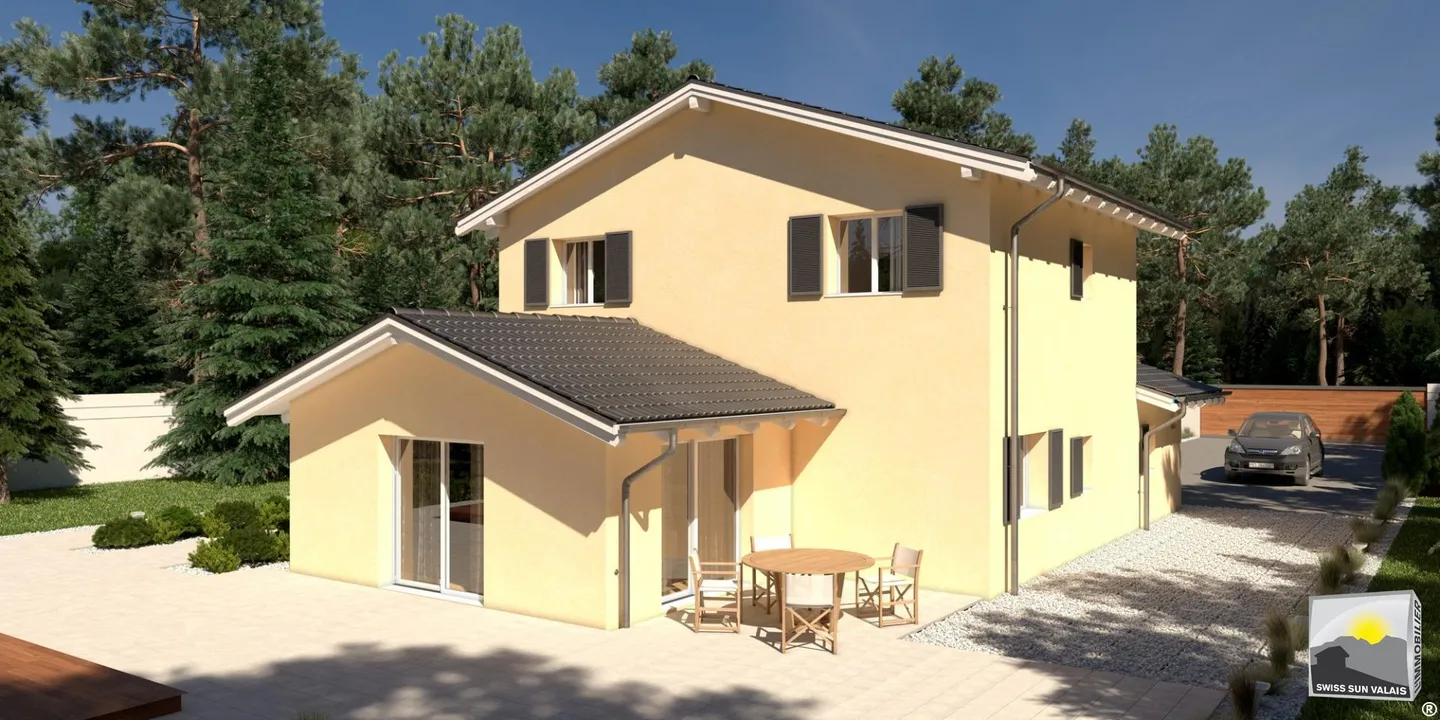 SAXON Je suis le projet VIRGINIA Villa 5.5 pièces de 173 m² terrain 1'000 m² - Photo 21 sur 25