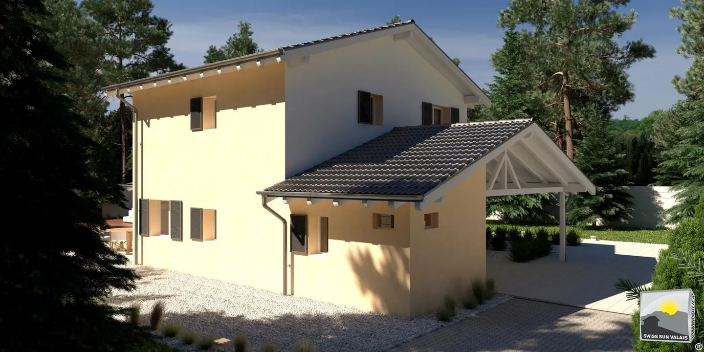 SAXON Je suis le projet VIRGINIA Villa 5.5 pièces de 173 m² terrain 1'000 m² - Photo 24 sur 25