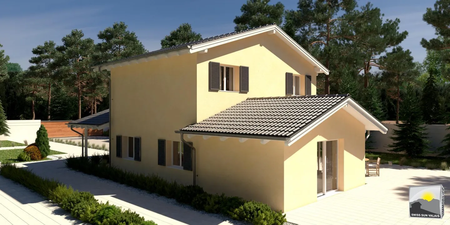 SAXON Je suis le projet VIRGINIA Villa 5.5 pièces de 173 m² terrain 1'000 m² - Photo 23 sur 25