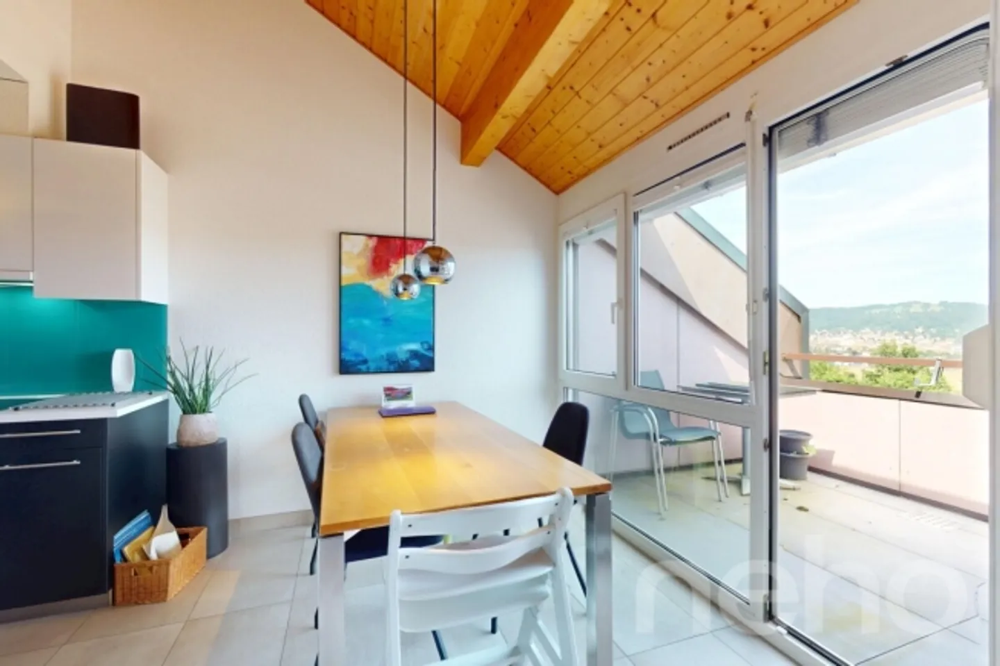 Magnifique appartement de 4.5p avec balcon, garage et vue! - Photo 4 sur 12