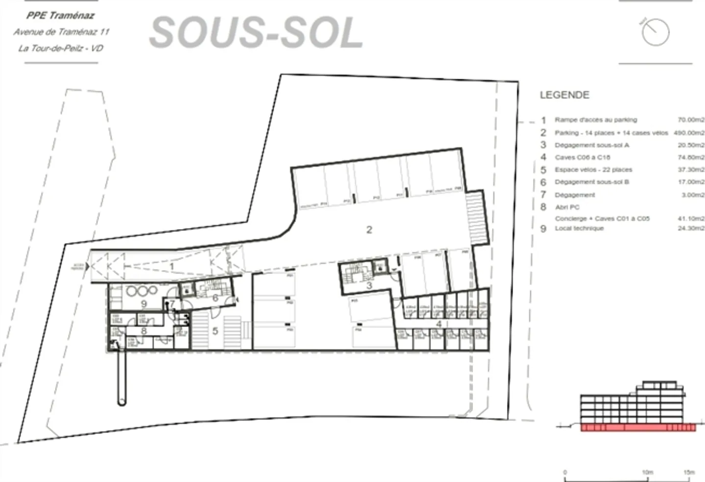 «Los 6 _ Neue 3,5-Zimmer-Wohnung zum Verkauf in La Tour-de-Peilz mit Terrasse.» - Foto 8 von 13