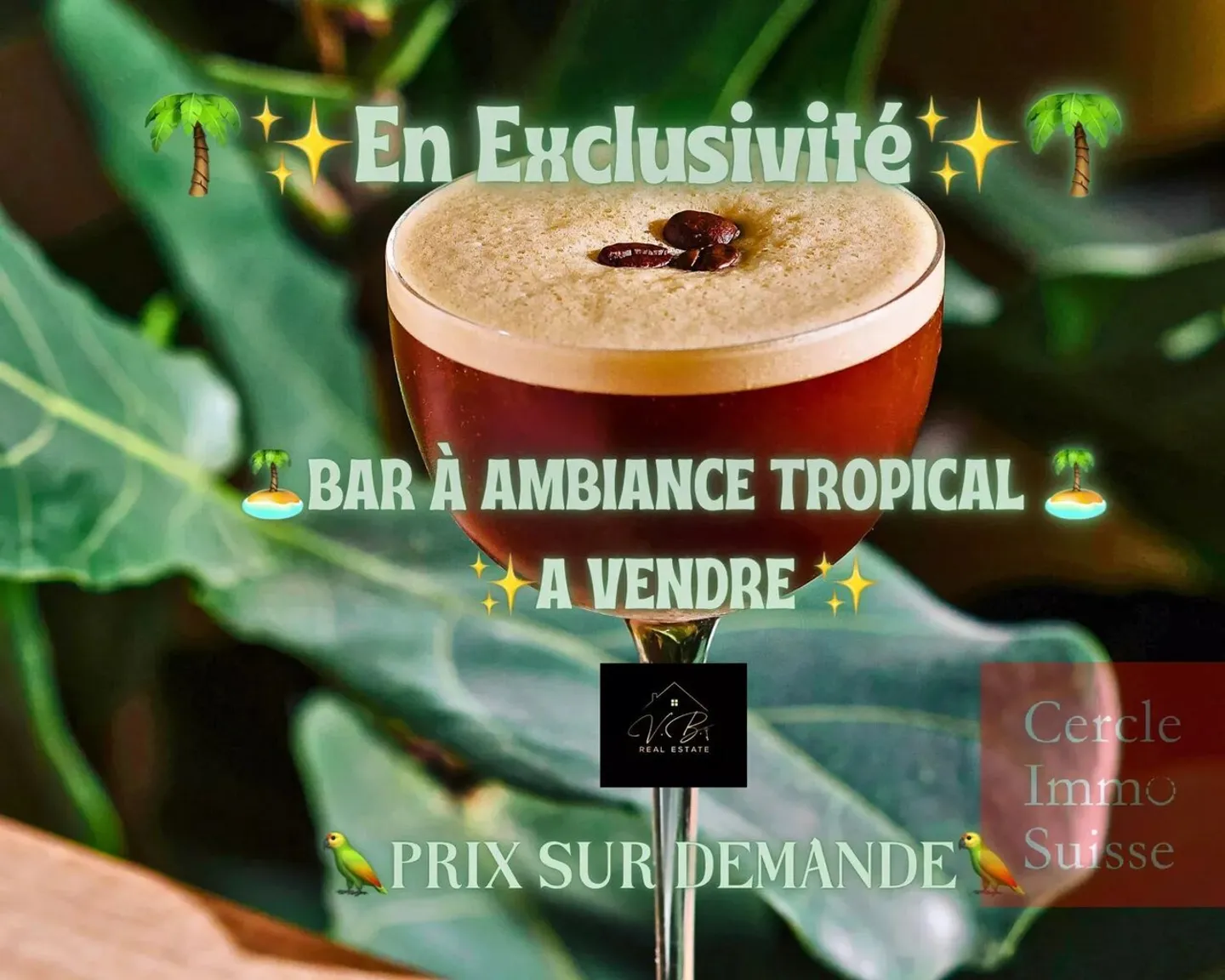 «Alleinmakler - Atmosphärische Bar zu verkaufen Linkes Seineufer Genf» - Foto 1 von 1