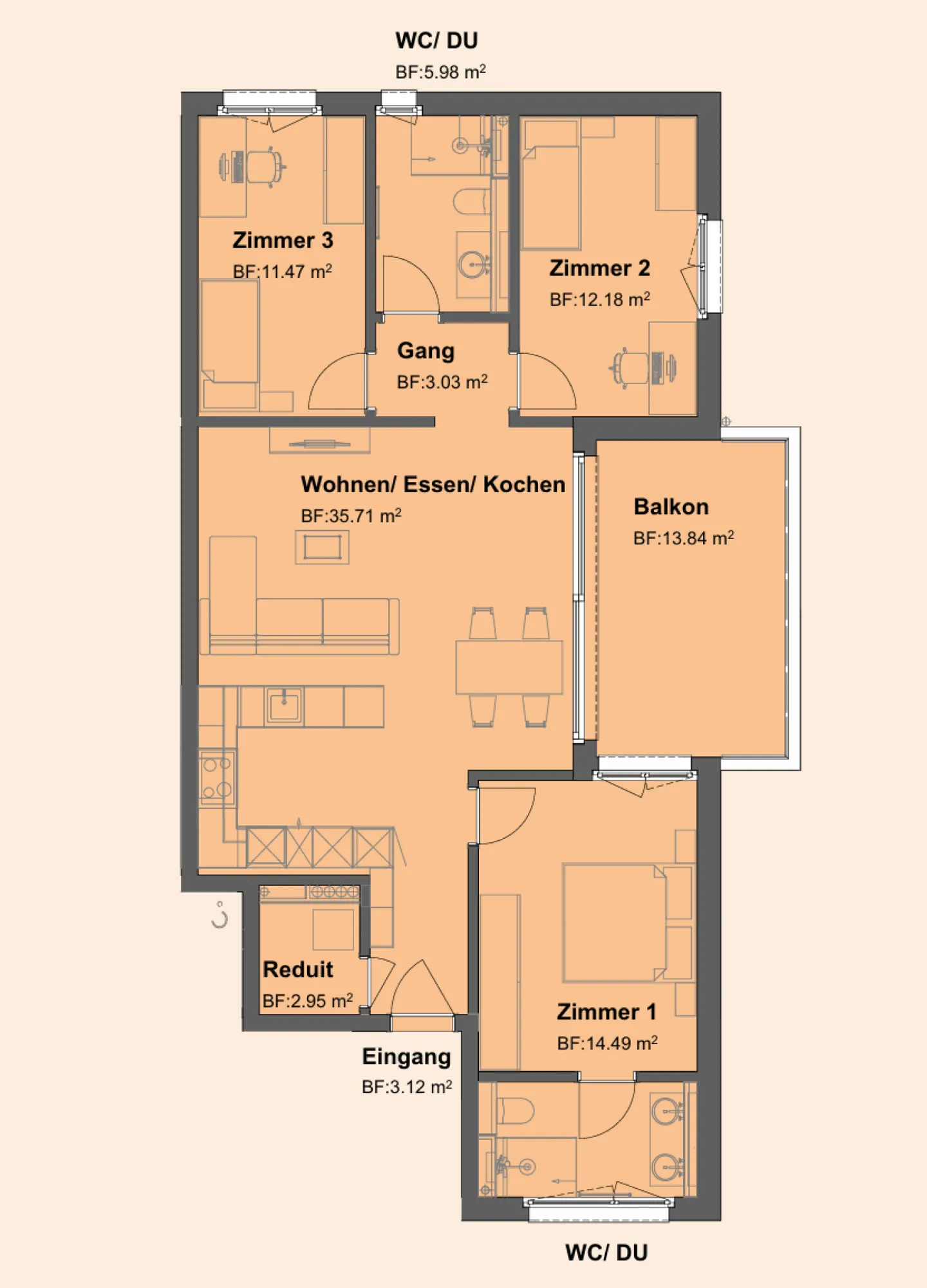 NEW BUILD: High-quality 4.5-room apartment in a central location in Amriswil - Photo 7 of 7