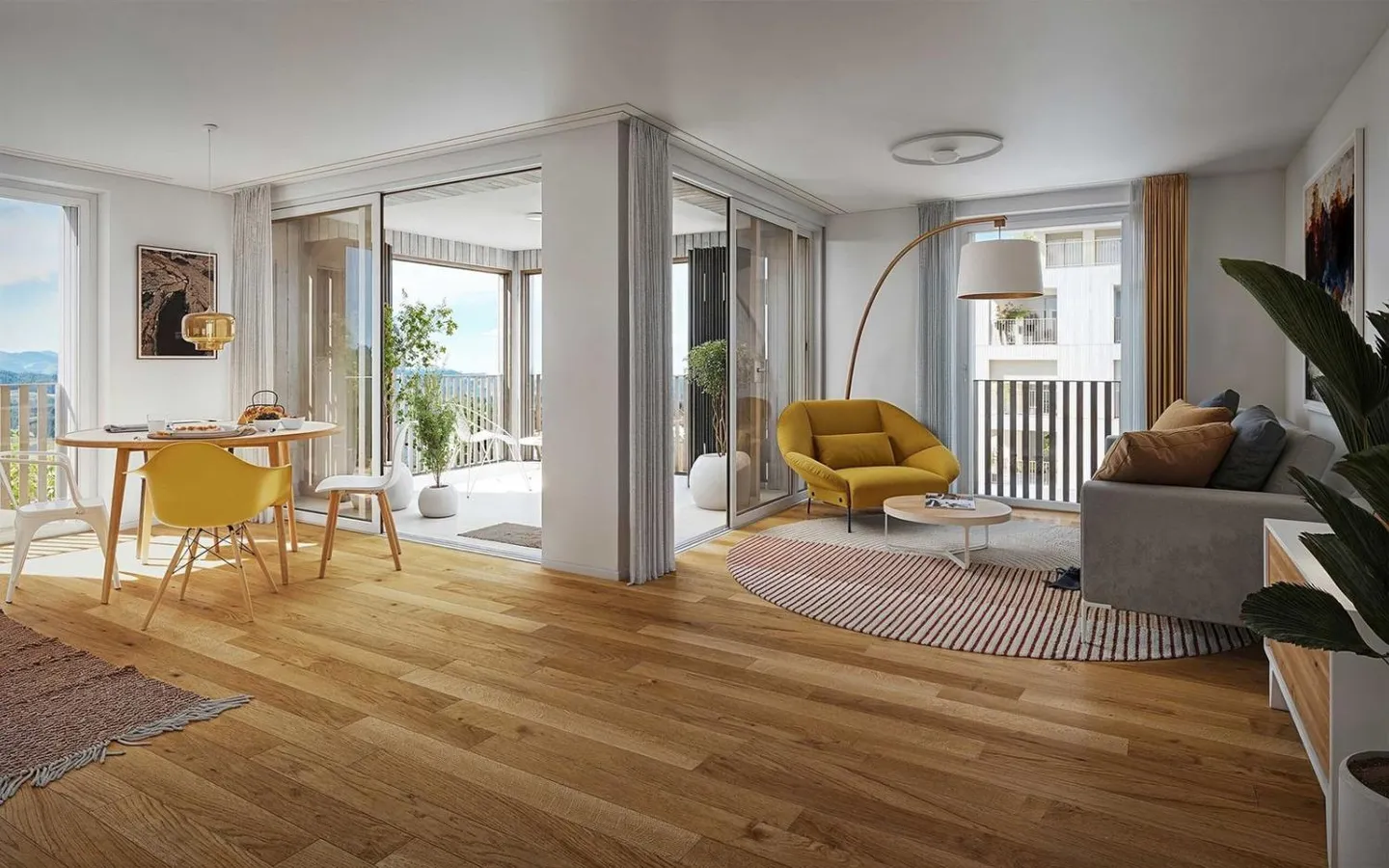 4.5 stanze con 99 m² di terrazze: lo spazio esterno di cui sogni - Foto 3 di 7