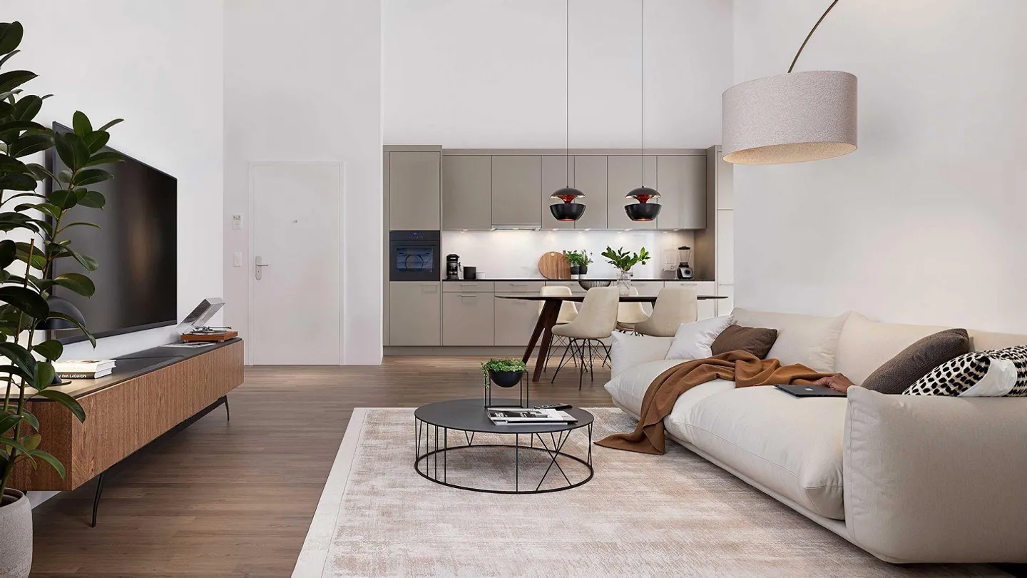 2½-Zimmer-Dachwohnung mit tollen Überhöhen - Foto 1 von 12