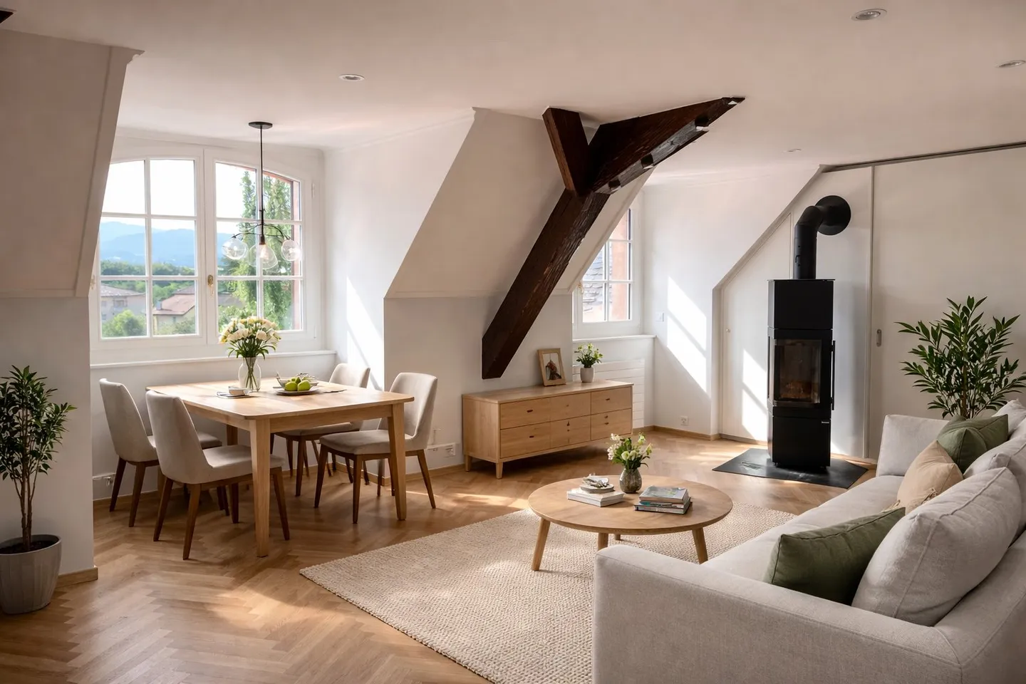 Renovierte Wohnung mit Garten - Foto 4 von 4