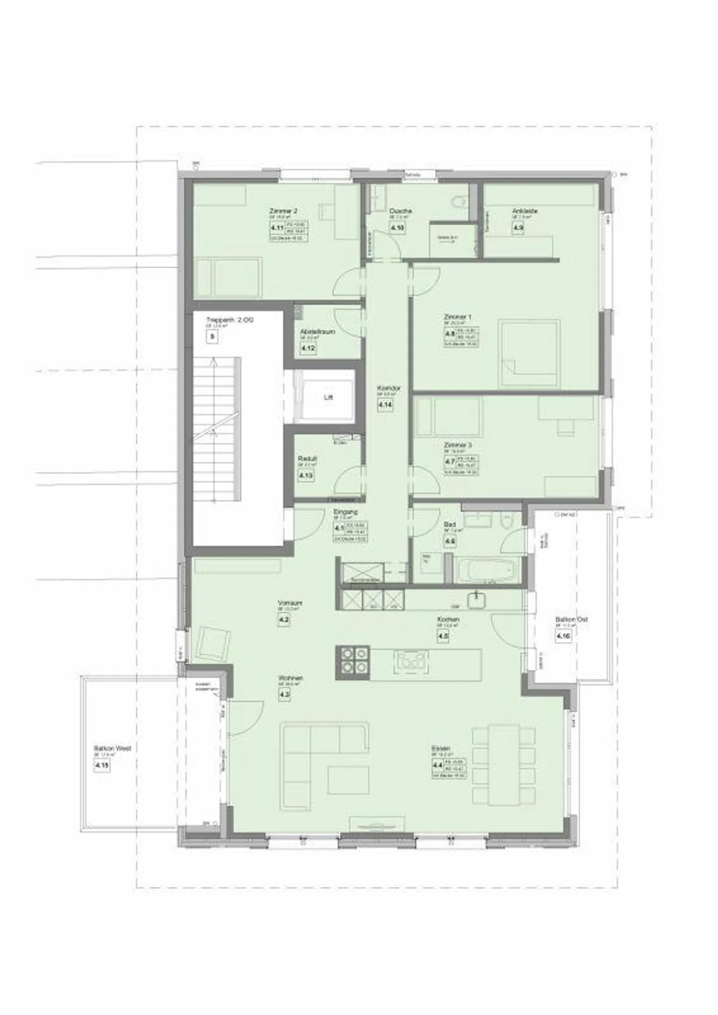 Modernes Apartment in der Natur - Foto 8 von 8