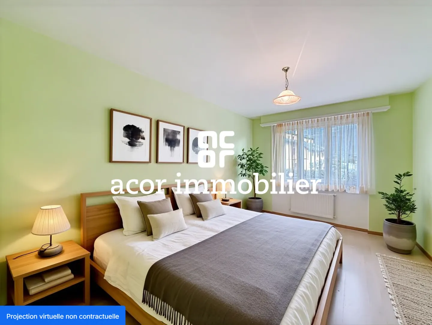 3½-Zimmer-Wohnung mit Nießbrauch in Conthey - Foto 3 von 5