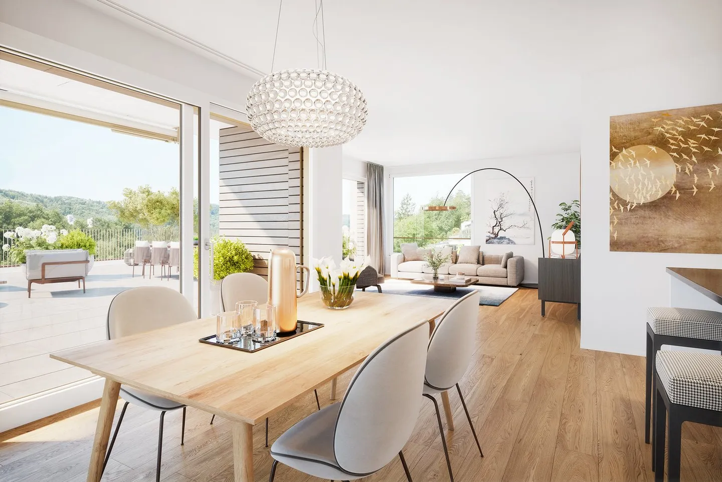 Exclusive living with a view of the Limmat in Nussbaumen - Photo 7 of 11