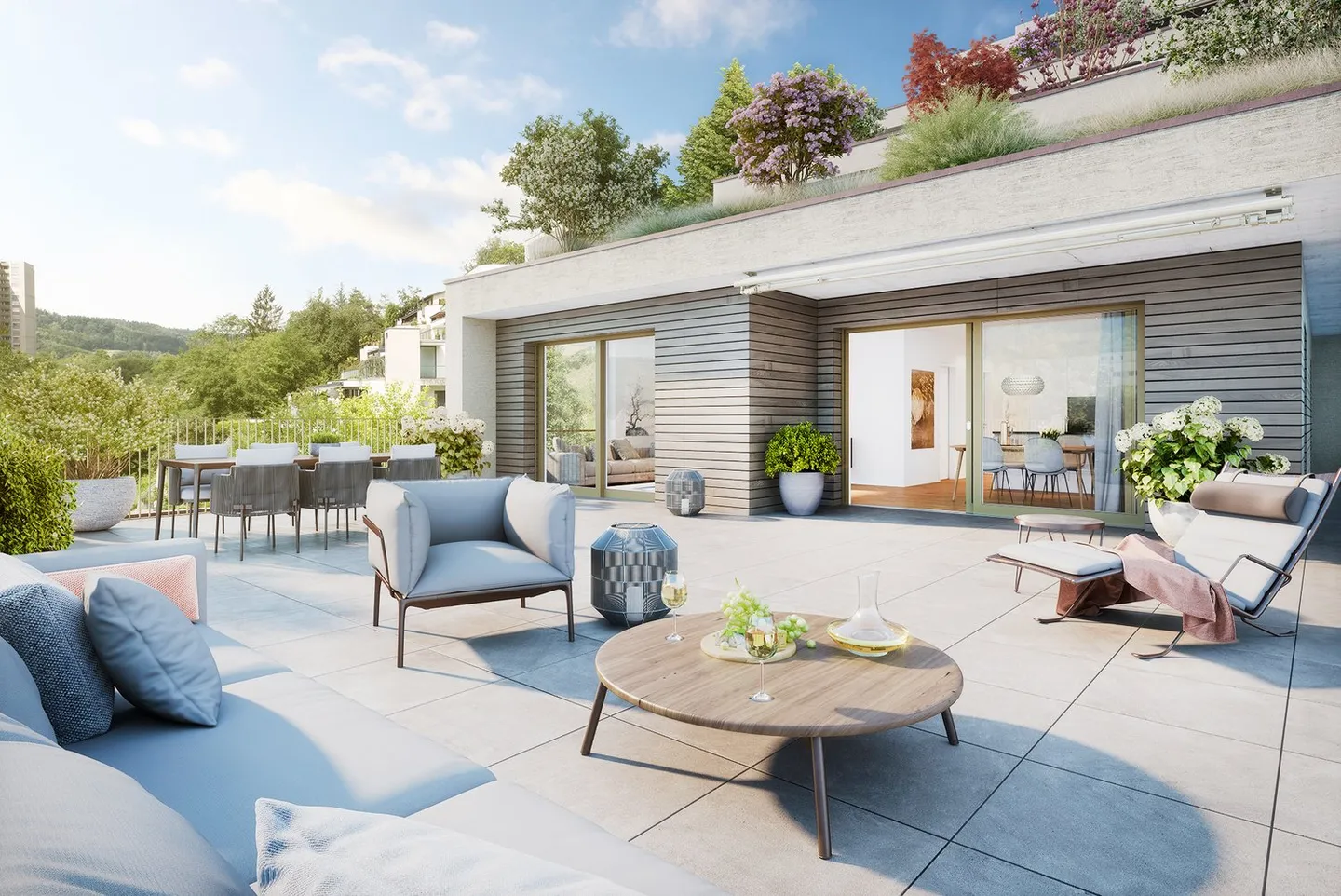 Exclusive living with a view of the Limmat in Nussbaumen - Photo 9 of 11