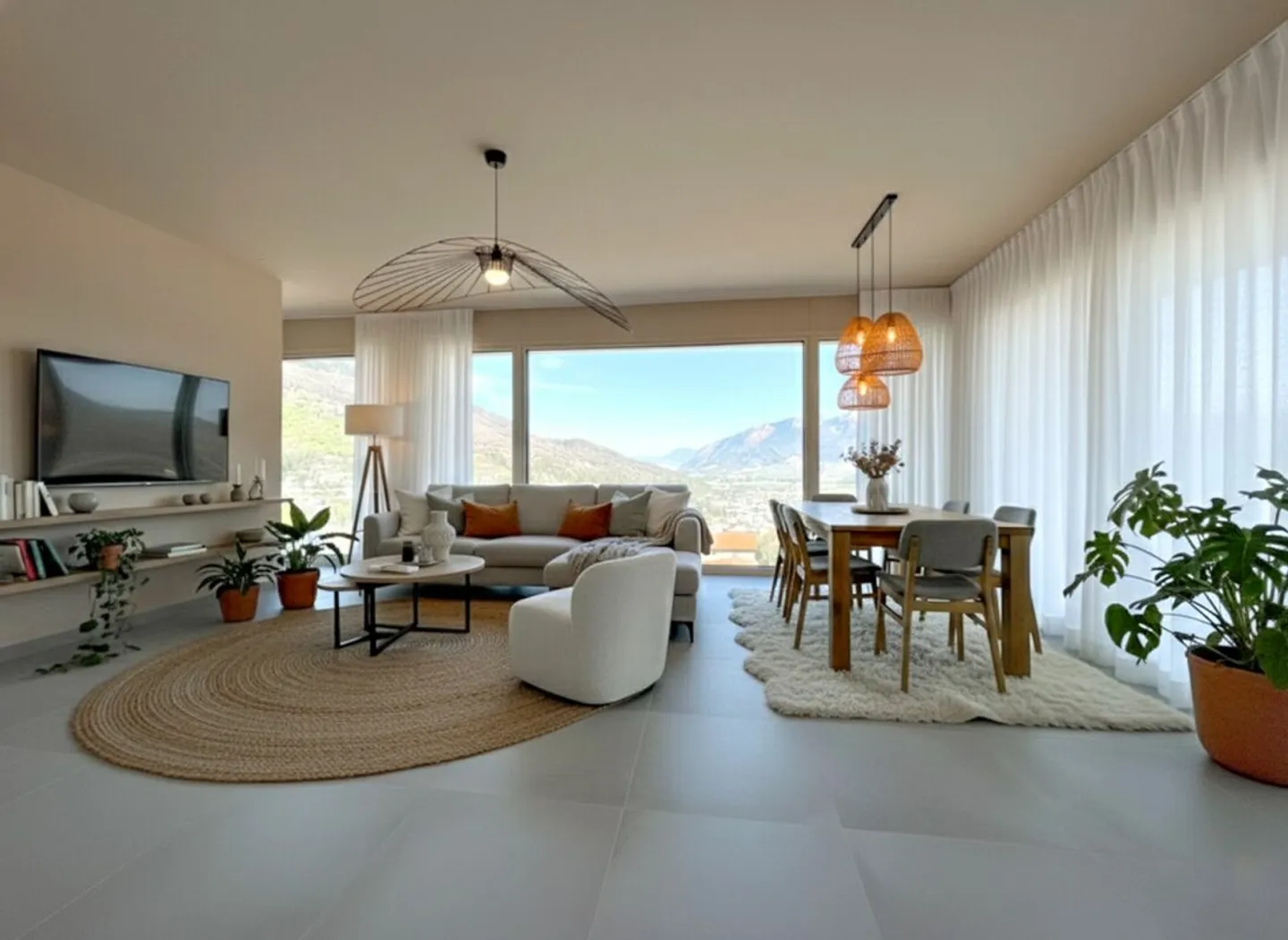 Maison individuelle avec 4,5 pièces et belle vue sur la plaine - Photo 2 sur 12