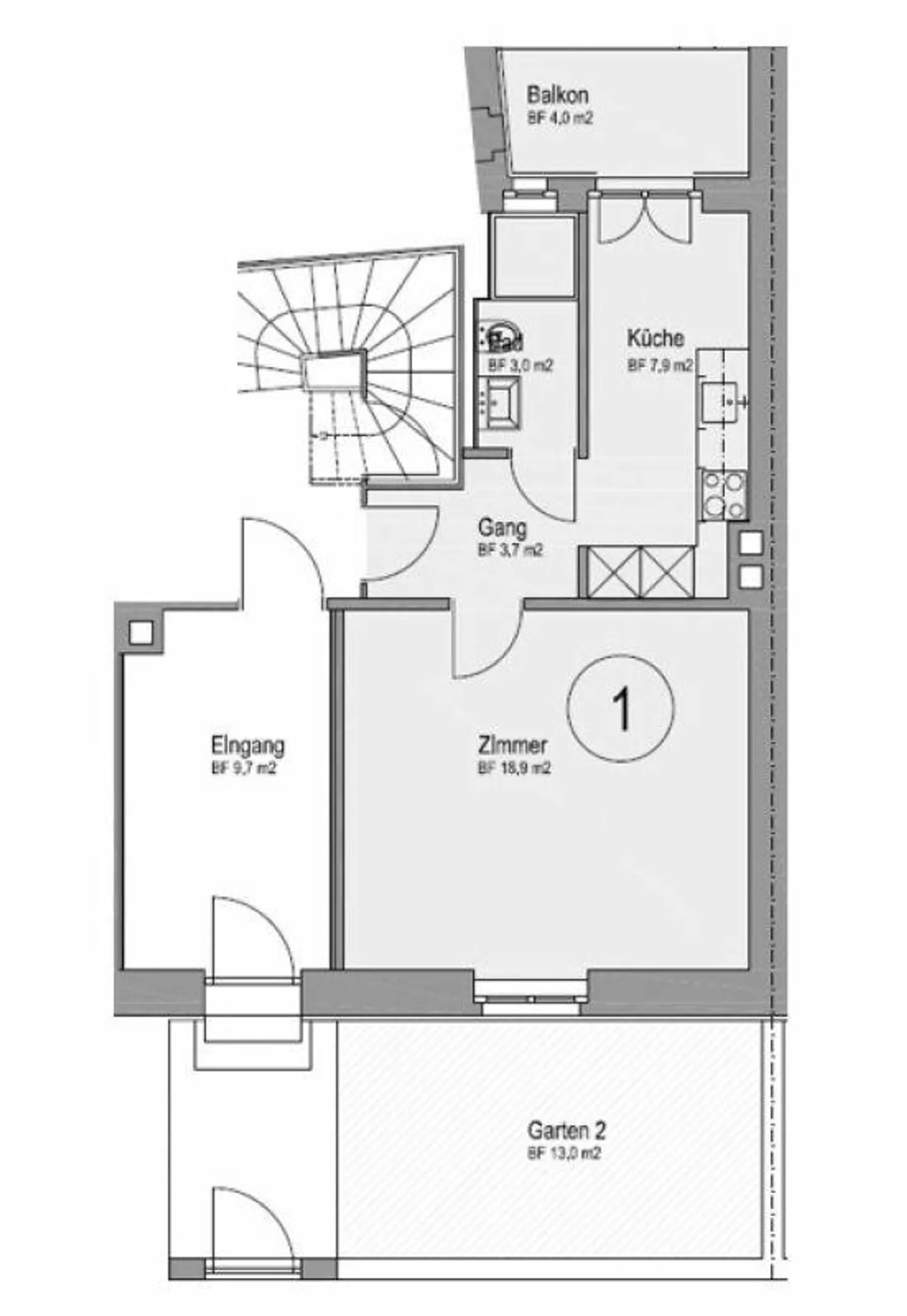 Newly renovated 1.5-room apartment - Photo 7 of 9