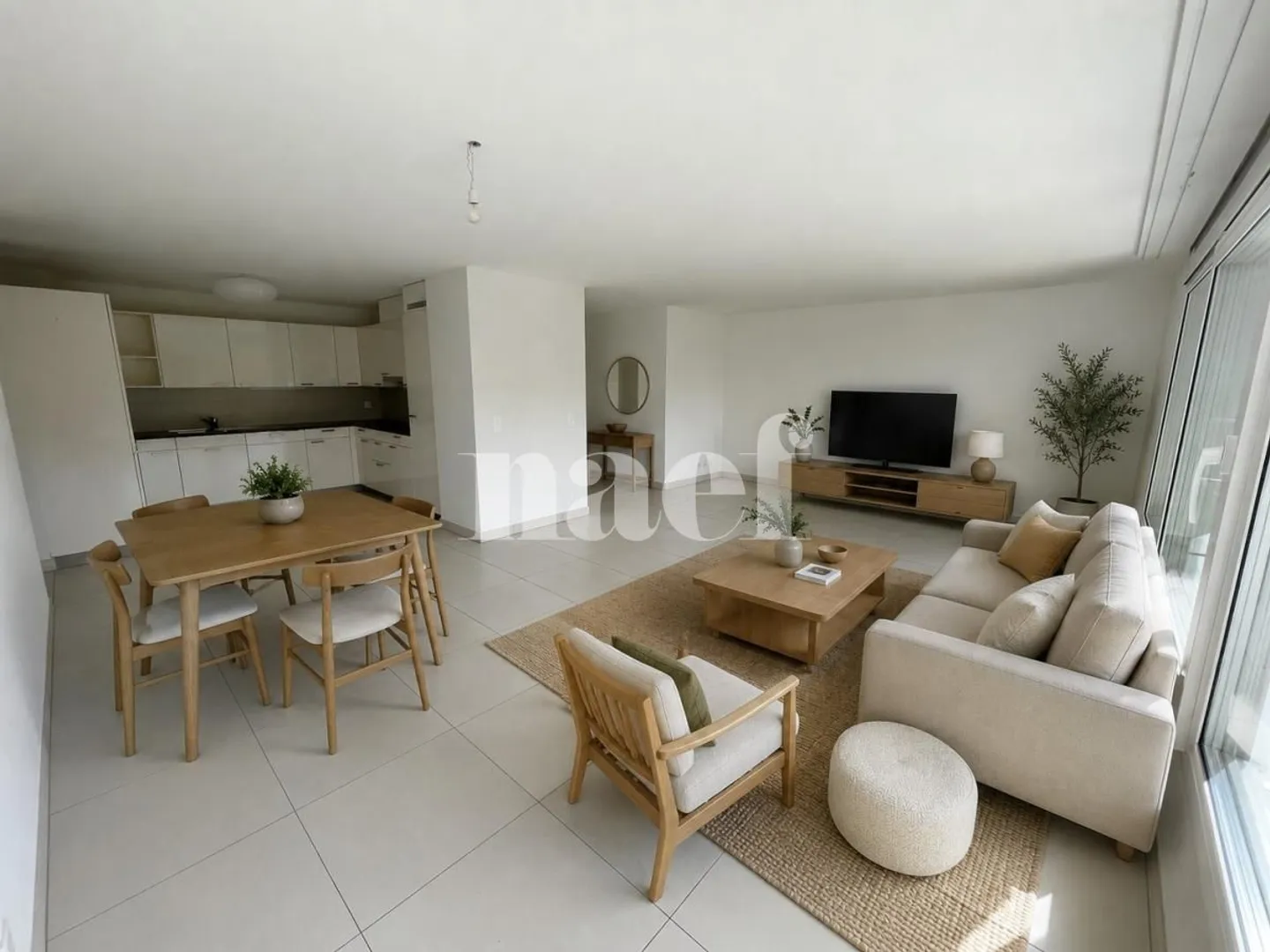 In the center of the village - Beautiful 3-room apartment on the 1st floor with large balcony - Photo 2 of 5