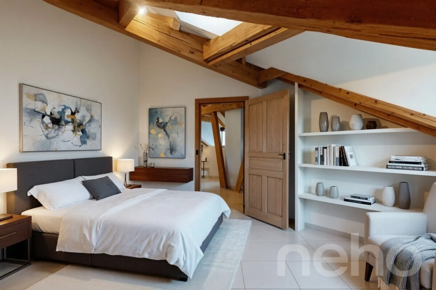 Attique d?exception dans une maison historique - Photo 7 sur 12