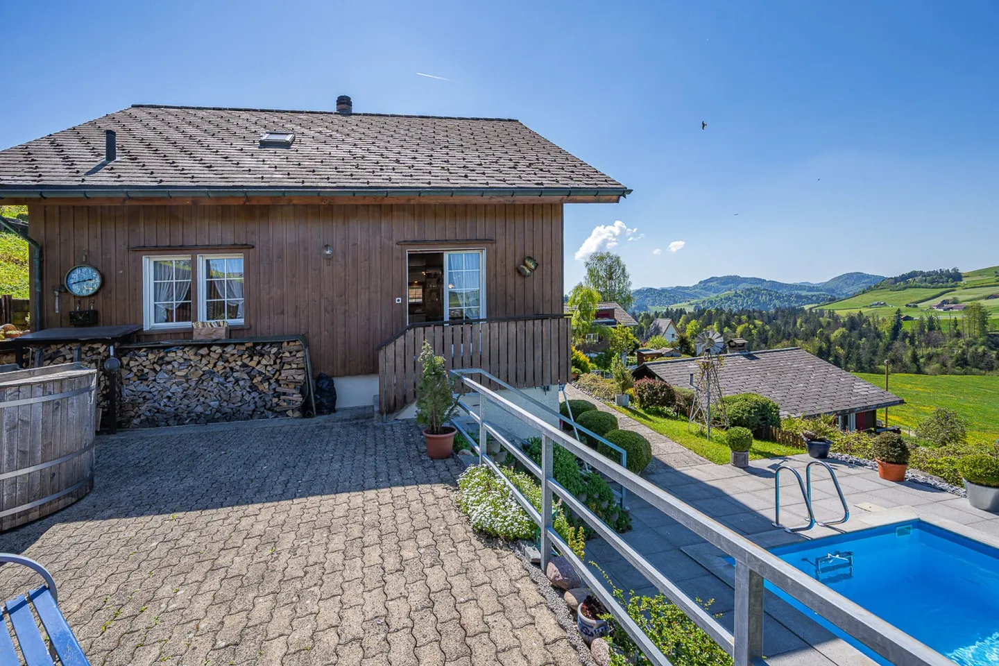 Casa unifamiliare idilliaca in una posizione collinare da sogno a Neckertal - Foto 6 di 17