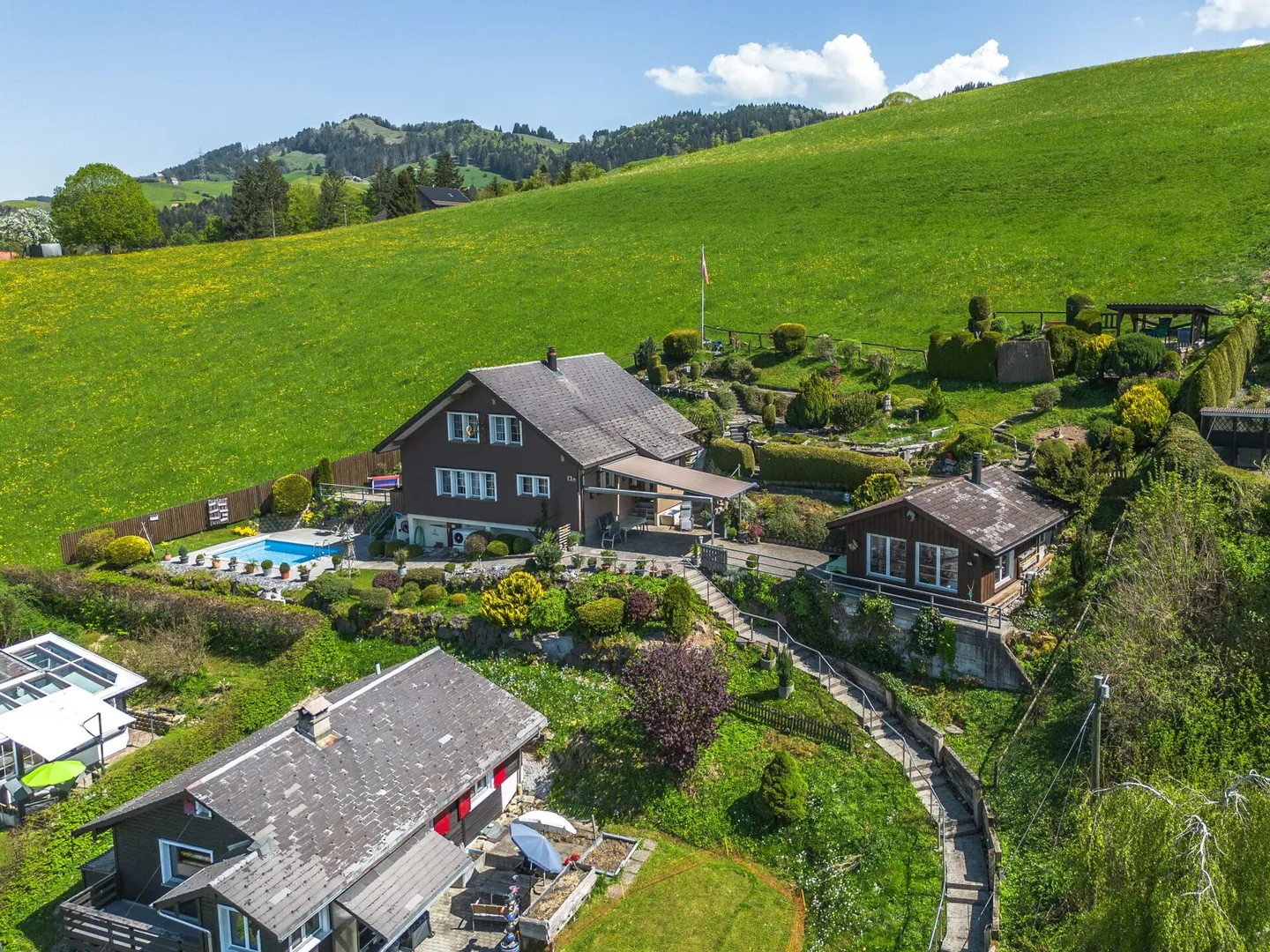 Casa unifamiliare idilliaca in una posizione collinare da sogno a Neckertal - Foto 15 di 17