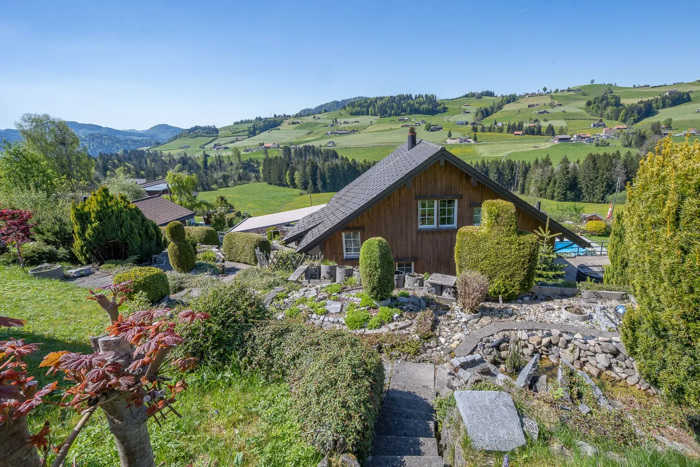 Casa unifamiliare idilliaca in una posizione collinare da sogno a Neckertal - Foto 16 di 17