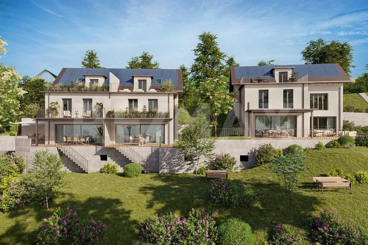 Vivre Aujourd'hui : Maisons Jumelées Stylées de 6.5 Pièces en Nouvelle Construction - Photo 5 sur 8