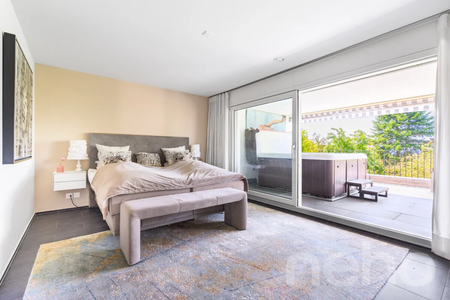 Wunderschöne Terassenwohnung mit traumhaftem Ausblick auf die Berge - Foto 8 von 13