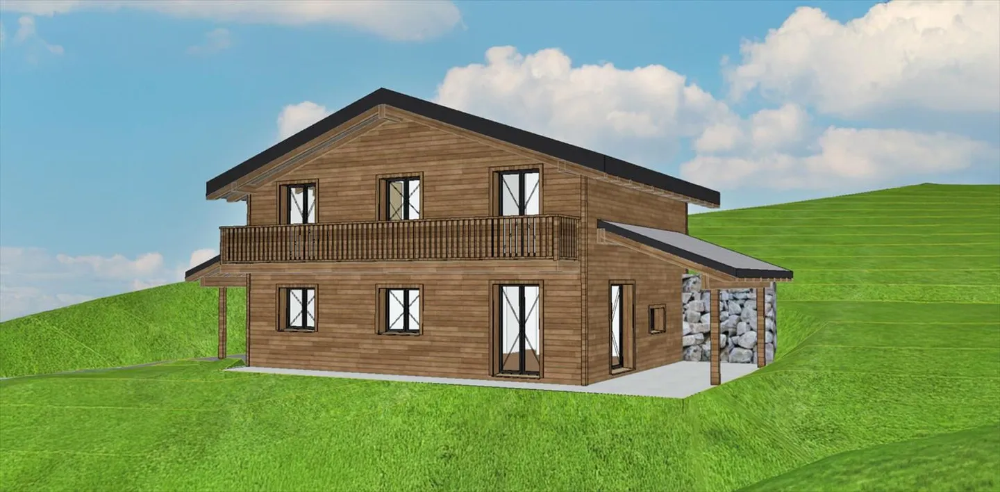 Chalet familiare individuale di 4,5 stanze. - Foto 1 di 2