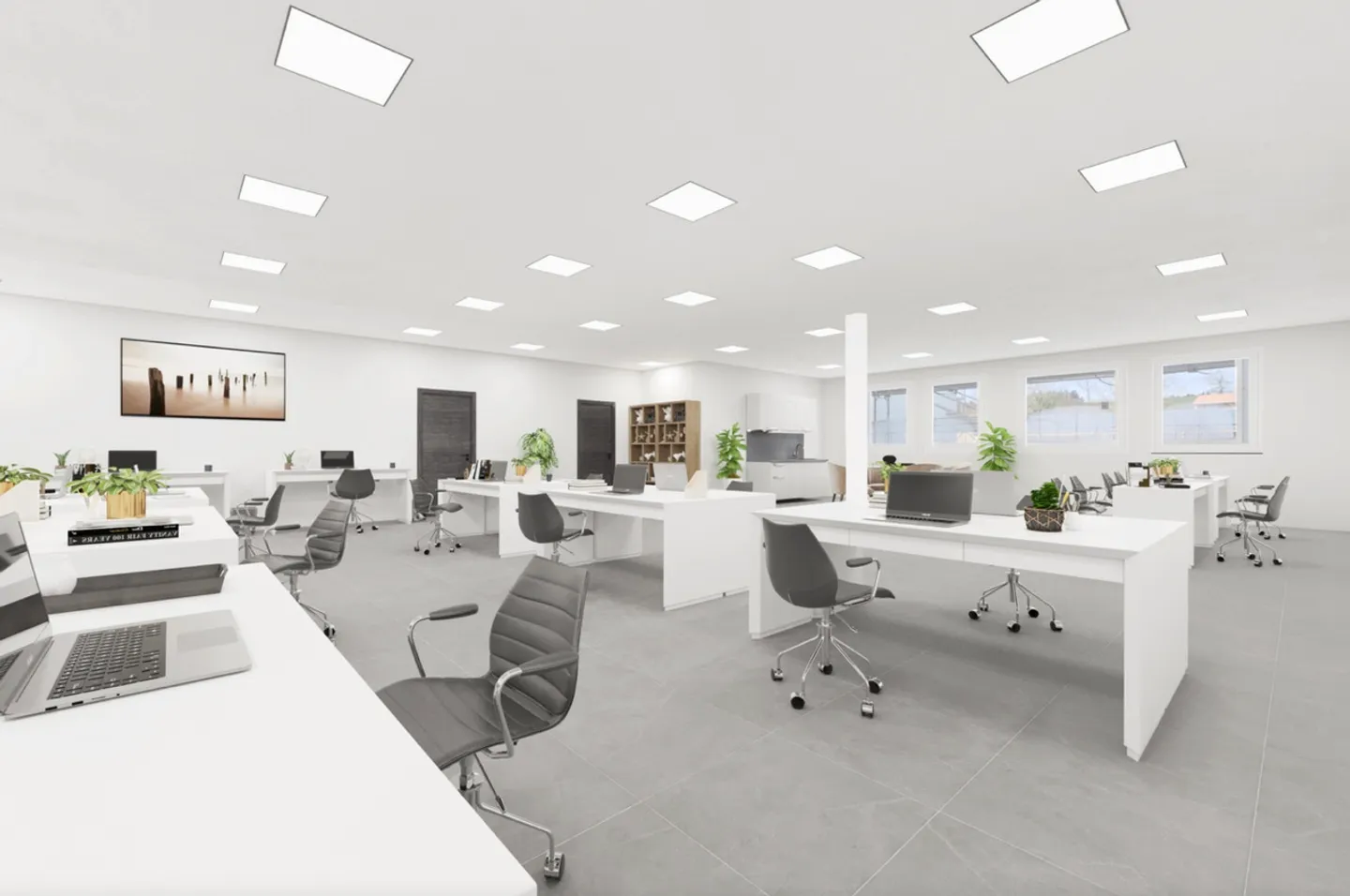 Uffici nuovi di 63,5 m2 o 130 m2 nel centro della Romandia - Foto 8 di 11