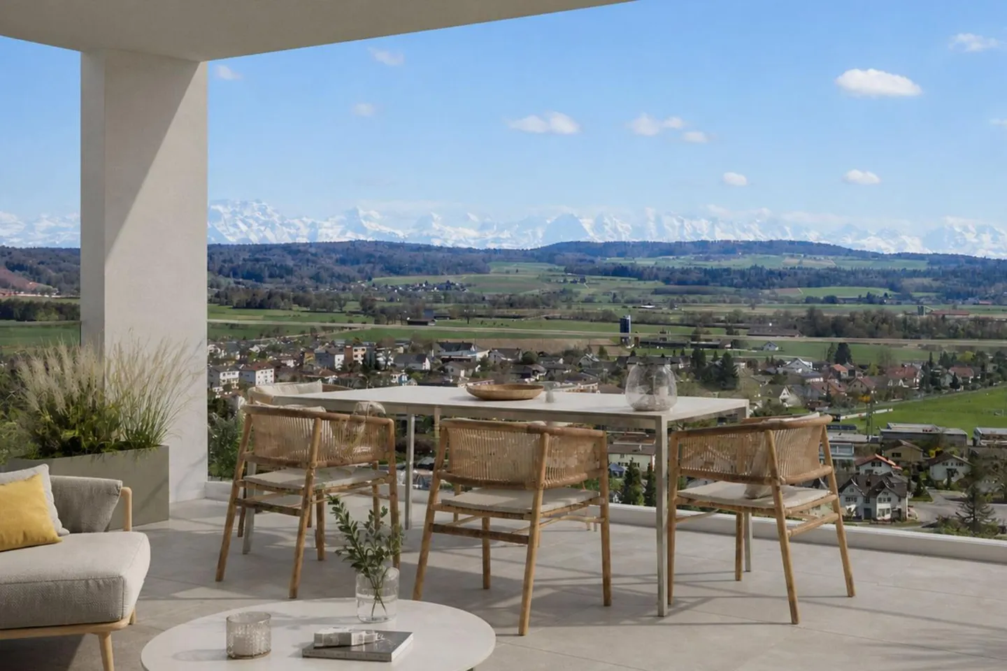 Fehr Real Estate - Modern 4½-Room Terraced Houses with Panorama - Photo 7 of 9