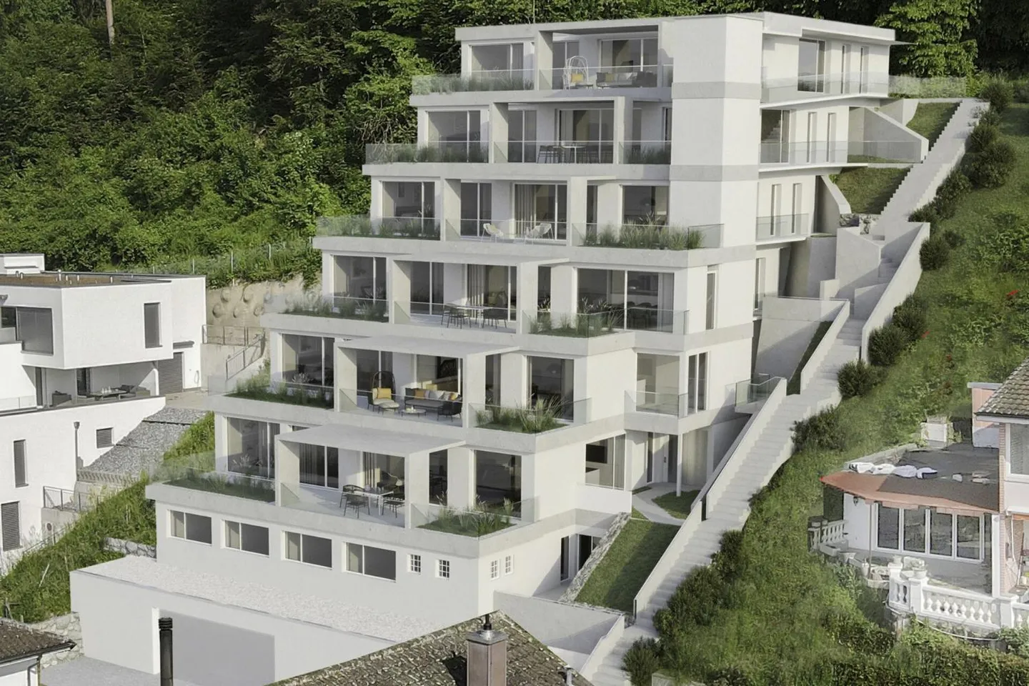 Fehr Real Estate - Modern 4½-Room Terraced Houses with Panorama - Photo 8 of 9