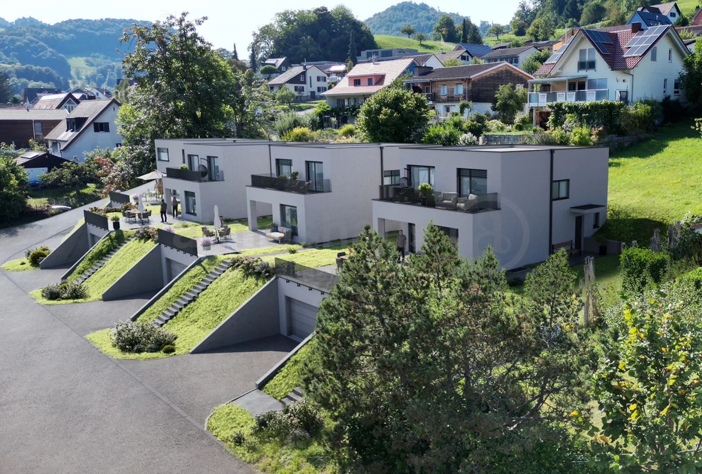 Maisons de rêve à Reigoldswil - Projet de construction neuve avec école à côté - Photo 2 sur 11