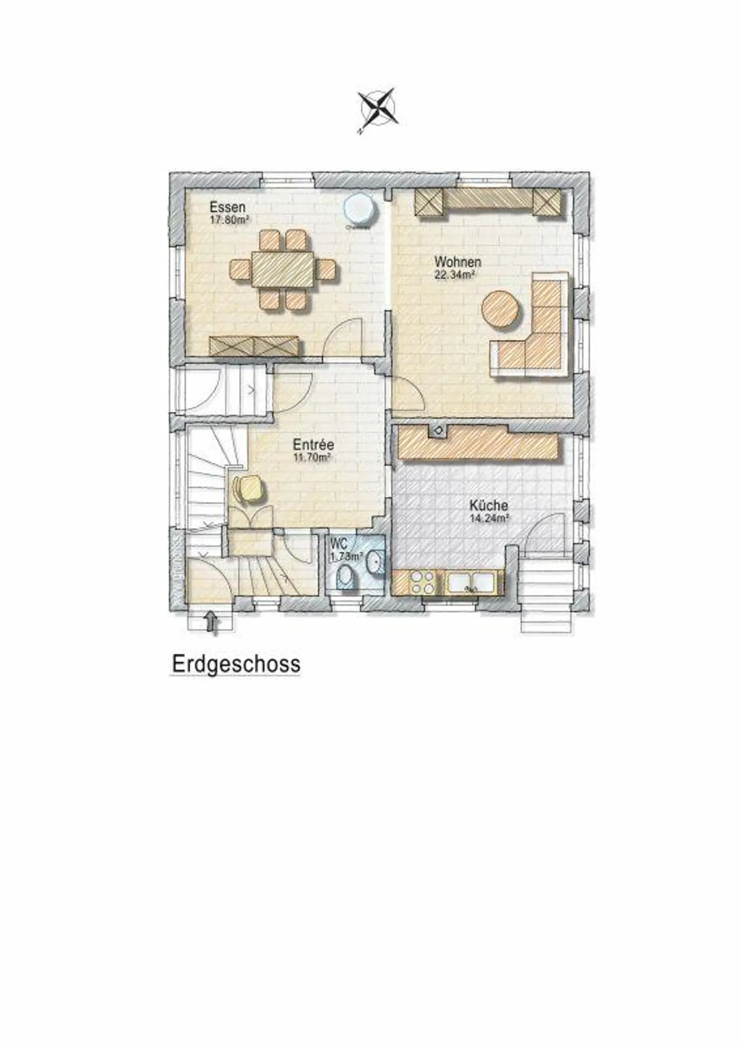 Gepflegtes Einfamilienhaus mit Charme und Gartenidylle - Foto 12 von 14