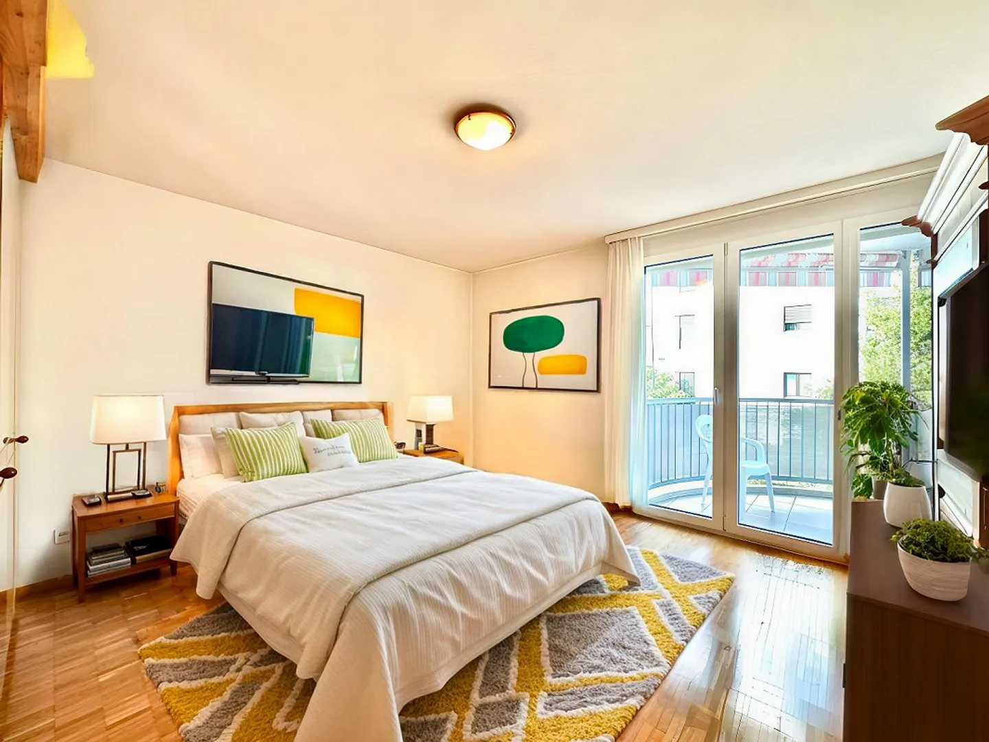 Appartement lumineux de 4,5 pièces à Pregassona avec jardin - Photo 4 sur 11