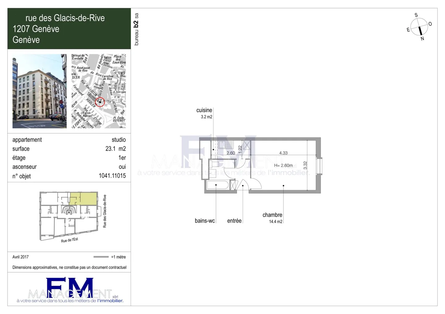 Studio ristrutturato a Ginevra - Foto 2 di 2