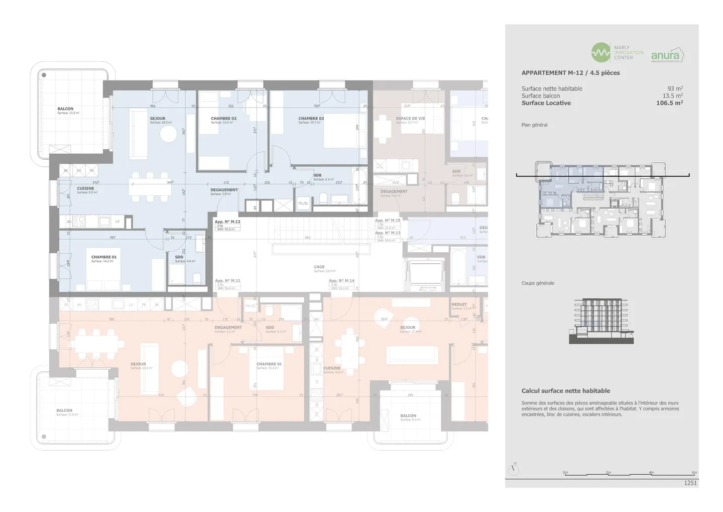 Charmante 4,5-Zimmer-Wohnung neu in Marly! - Foto 9 von 11