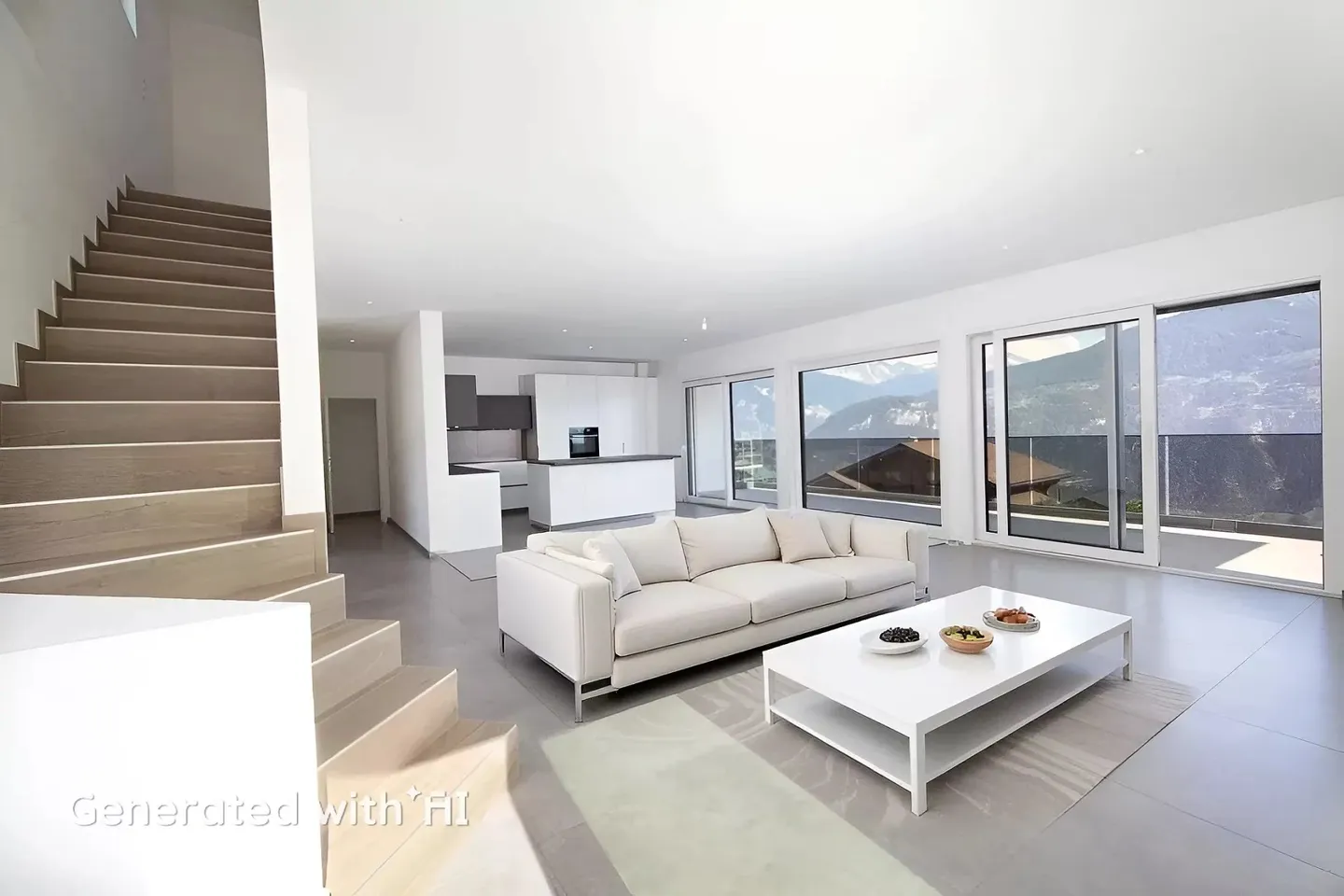 Moderne 5,5-Zimmer-Villa mit Panoramablick in Chermignon-d'en-Haut - Foto 5 von 15