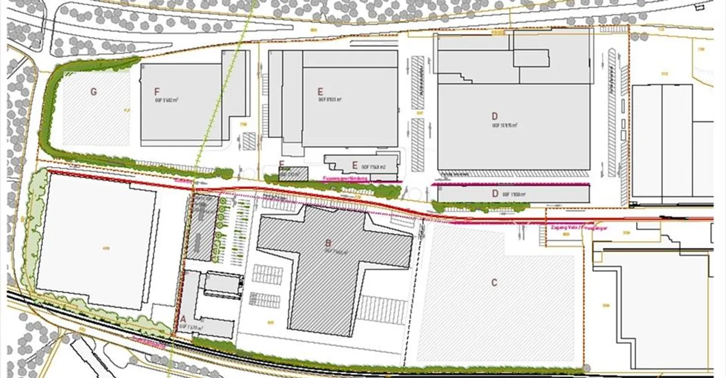 Dernier site de construction de la zone magnétique C : 18 000 m² Suffisamment d'espace pour vos objectifs - Photo 2 sur 5