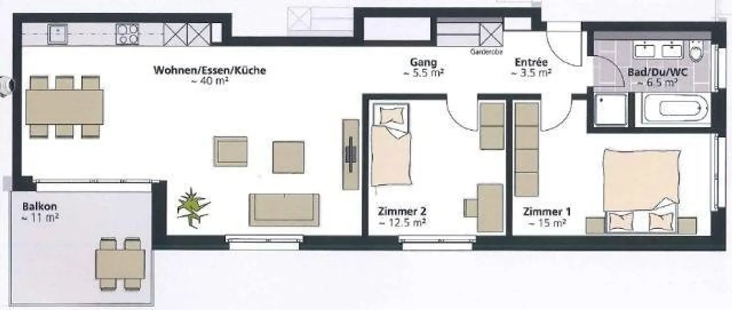 Appartamento 3.5 camere affascinante - Foto 2 di 8