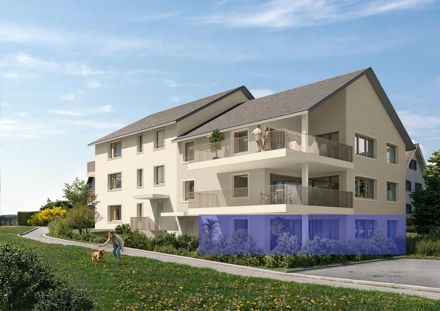 Last new garden apartment with large terrace and garden share - Photo 7 of 8