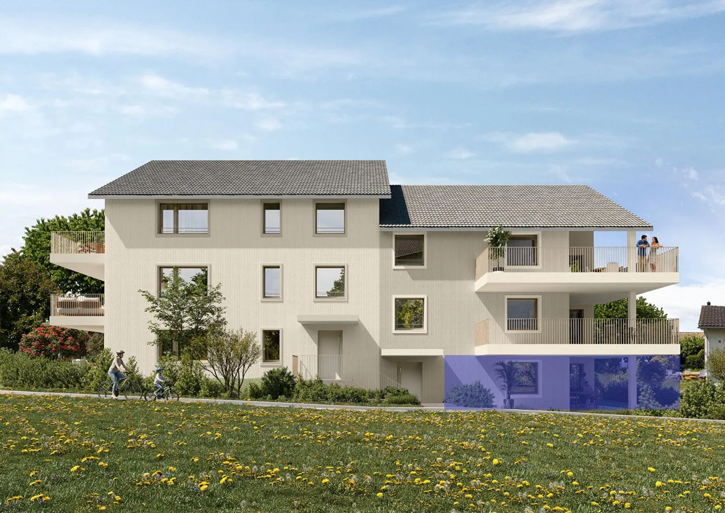 Last new garden apartment with large terrace and garden share - Photo 8 of 8