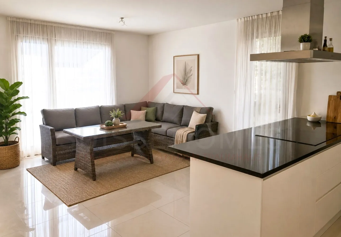 Bright 4.5-room condominium on the 2nd floor with a wide view - Photo 4 of 12