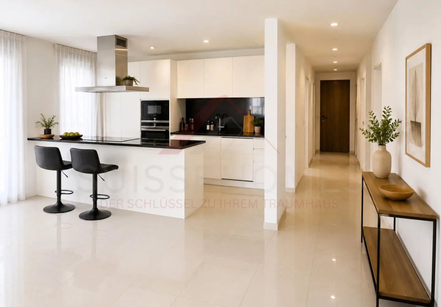 Bright 4.5-room condominium on the 2nd floor with a wide view - Photo 6 of 12