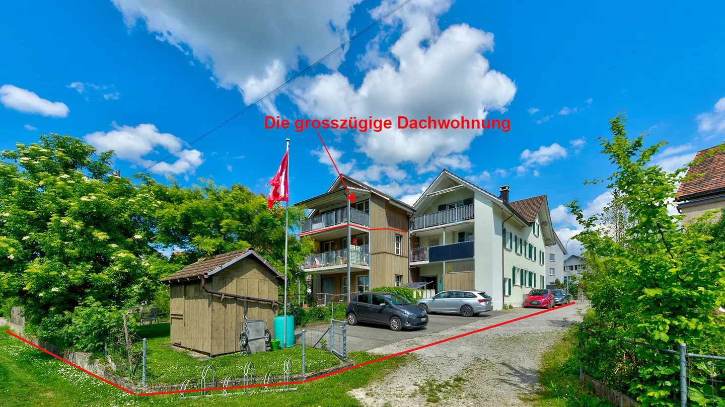 Charmante Dachwohnung in Elgg - Foto 13 von 14