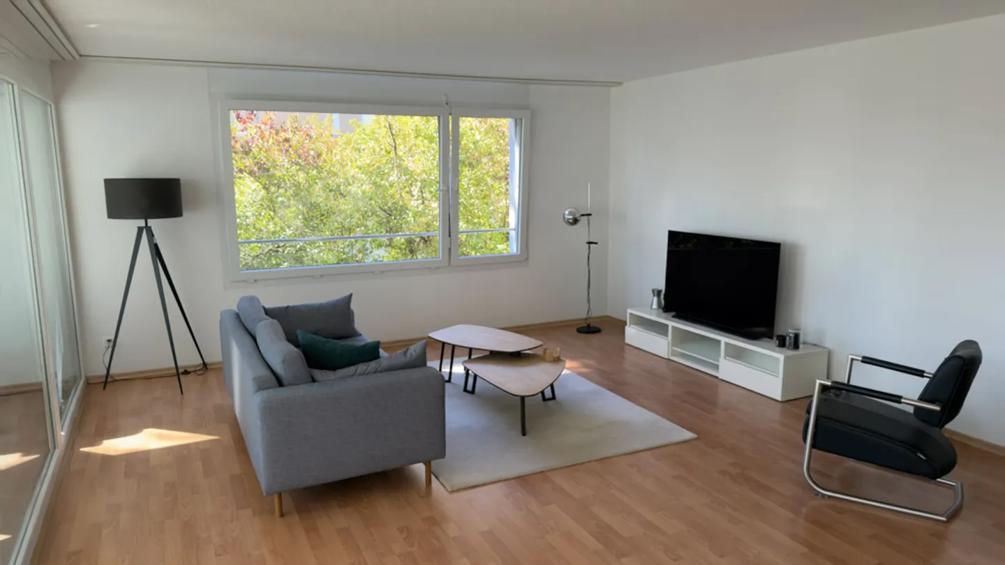APPARTEMENT 3½ PIÈCES À ZURICH - DISTRICT 11 SEEBACH, MEUBLÉ, TEMPORAIRE - Photo 1 sur 9