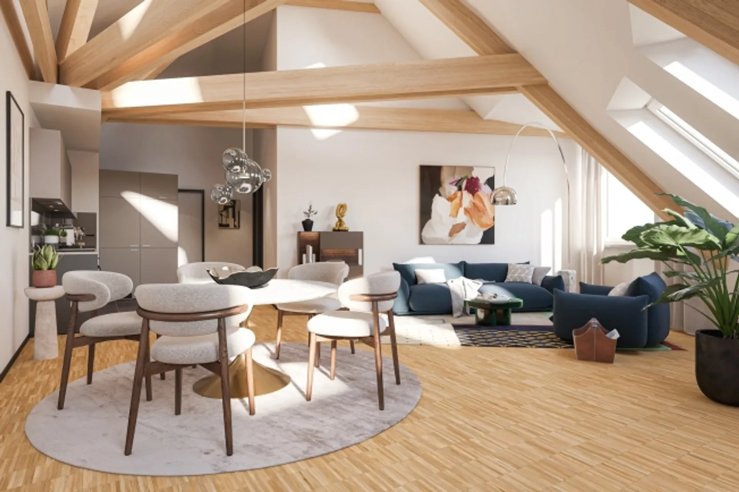 Moderne Wohnung in Zürich - Foto 1 von 12