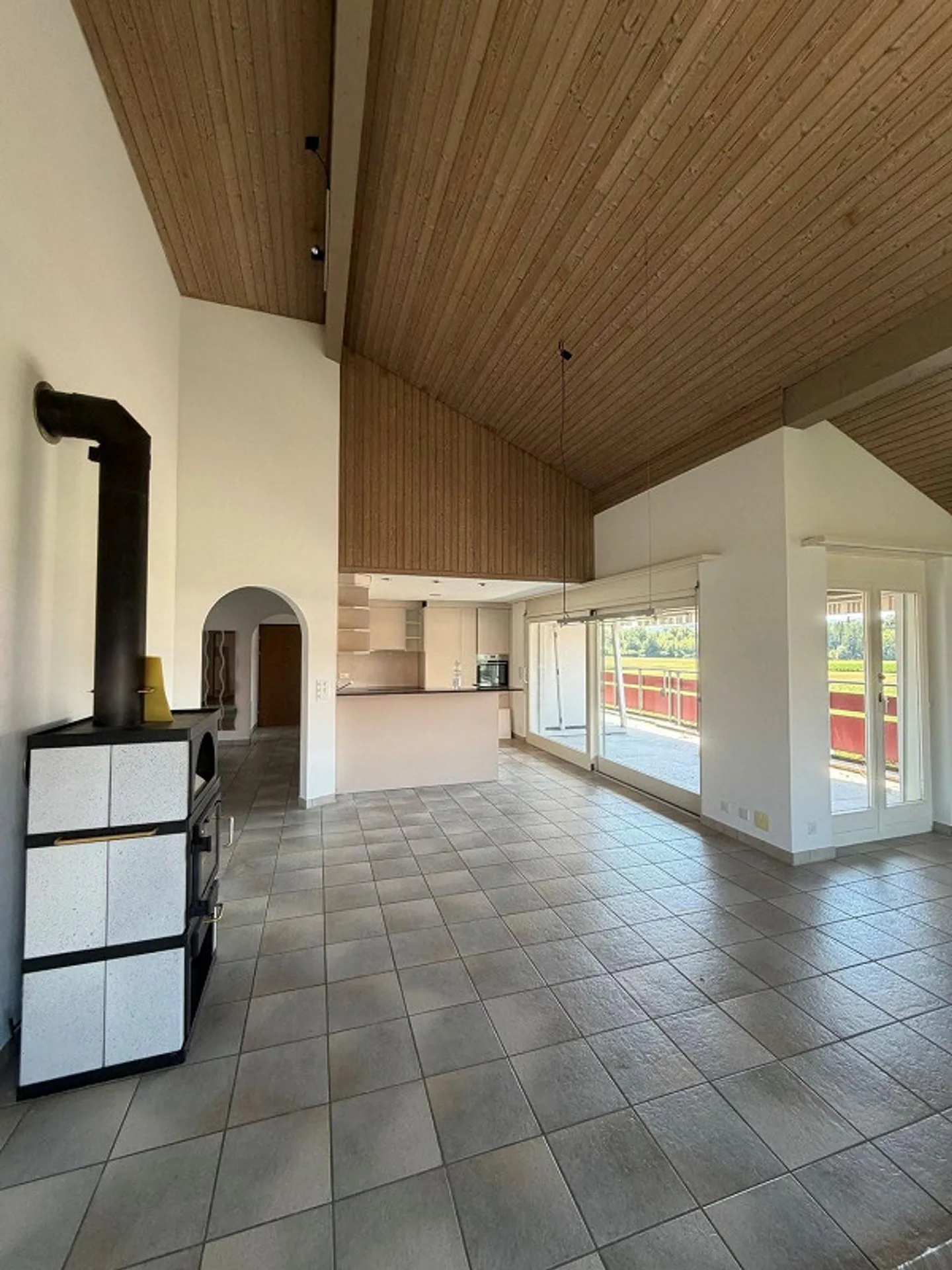 Ampio appartamento di 5,5 locali con terrazza, vista montagna e stufa svedese - Foto 6 di 13