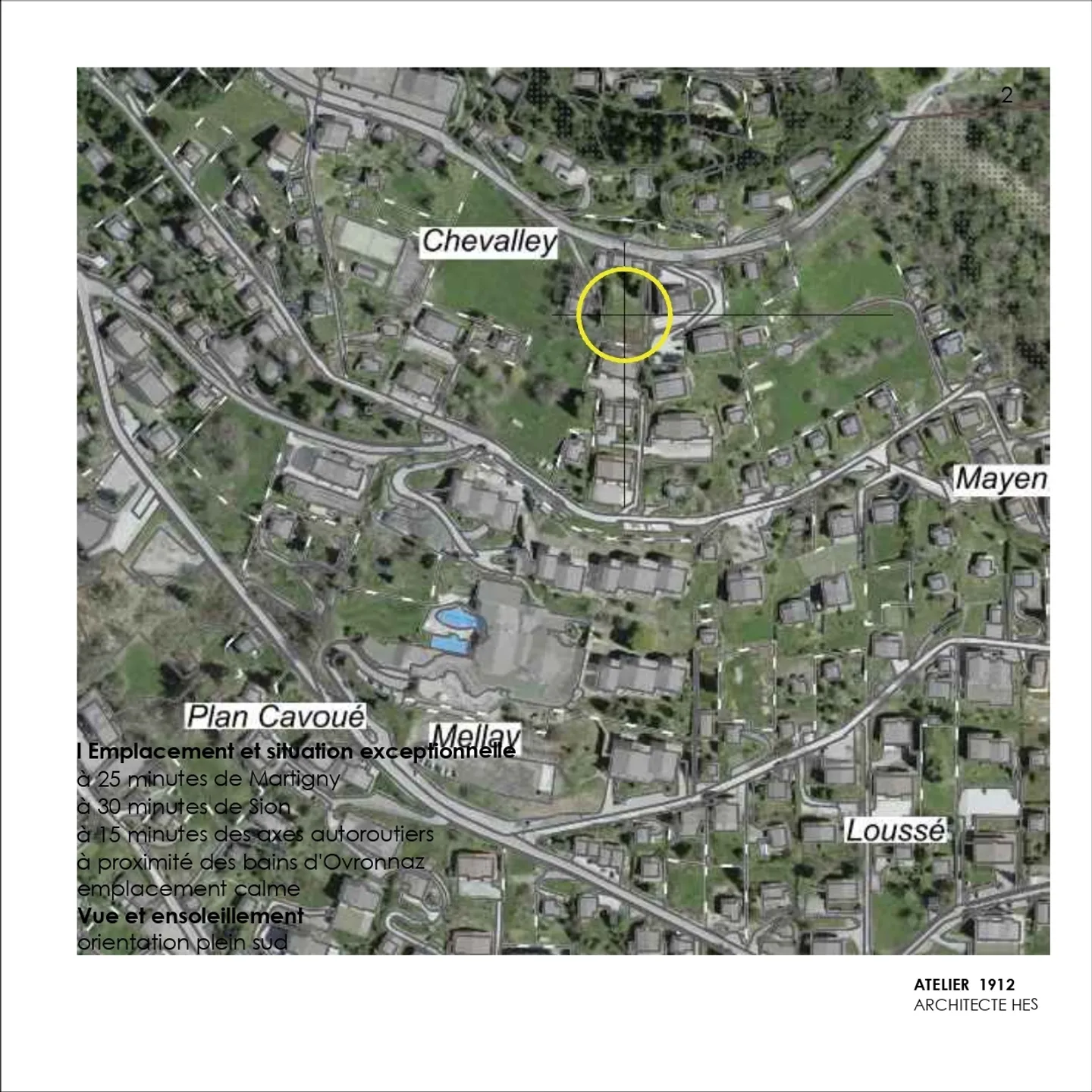 Chalet to be built on the heights of the Ovronnaz resort - Photo 4 of 4