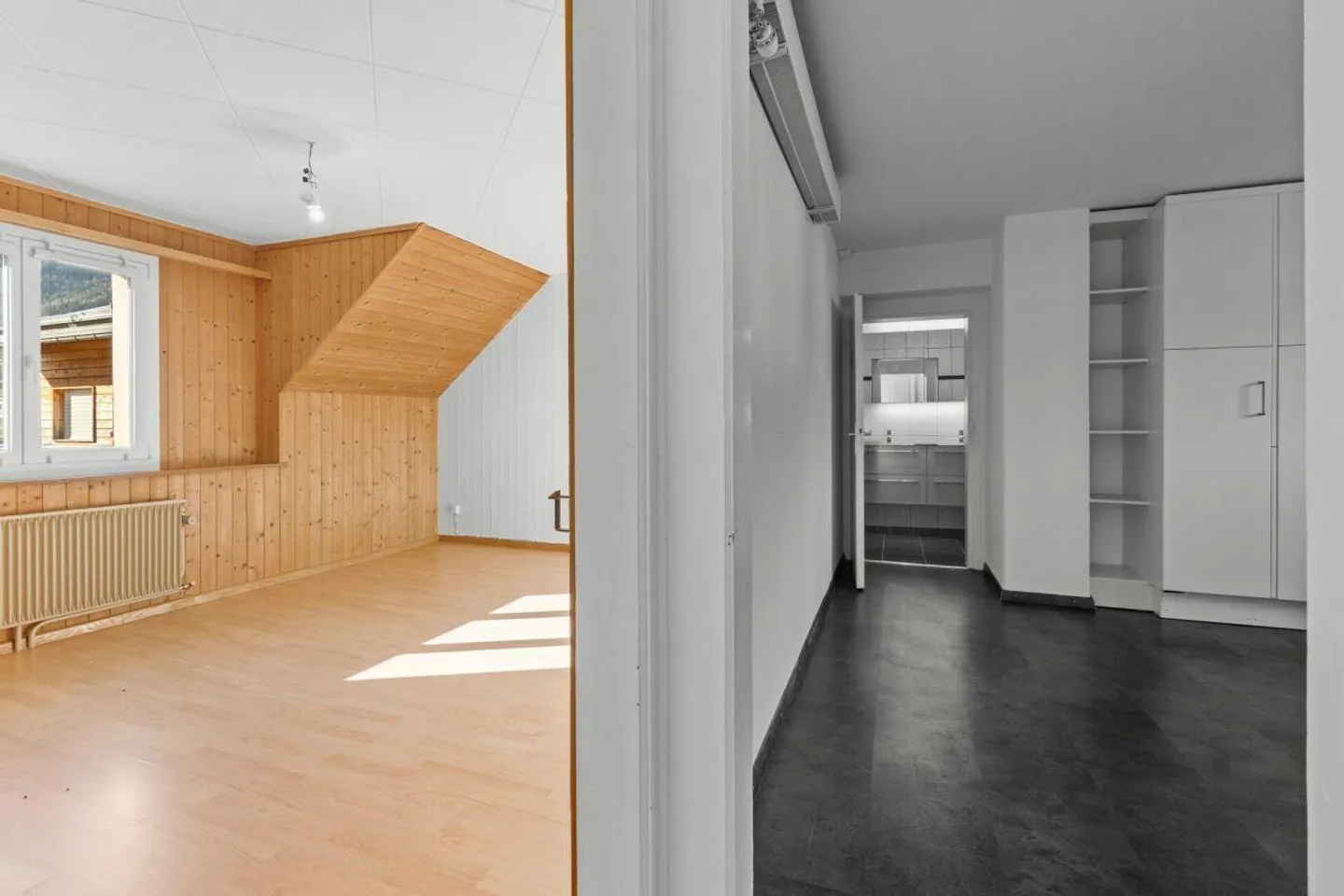 Appartement de 3 pièces dans un ancien bâtiment situé au centre - Photo 8 sur 12