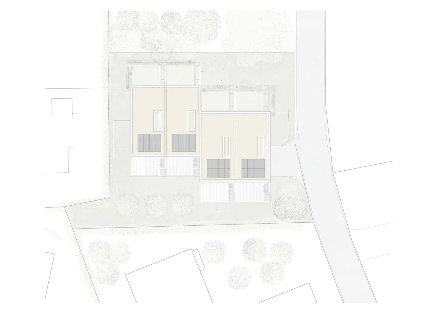 Architecture et beaux volumes | Villa C du projet Pra Vinea à Corminboeuf - Foto 19 di 19