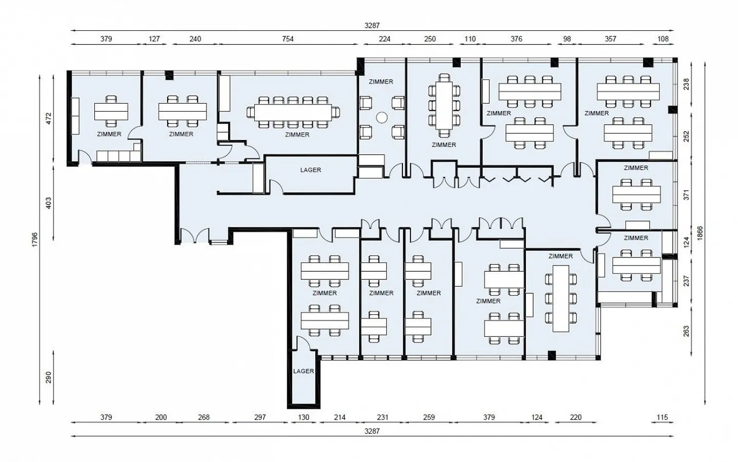 Helle Bürofläche in Zürich - Foto 4 von 5