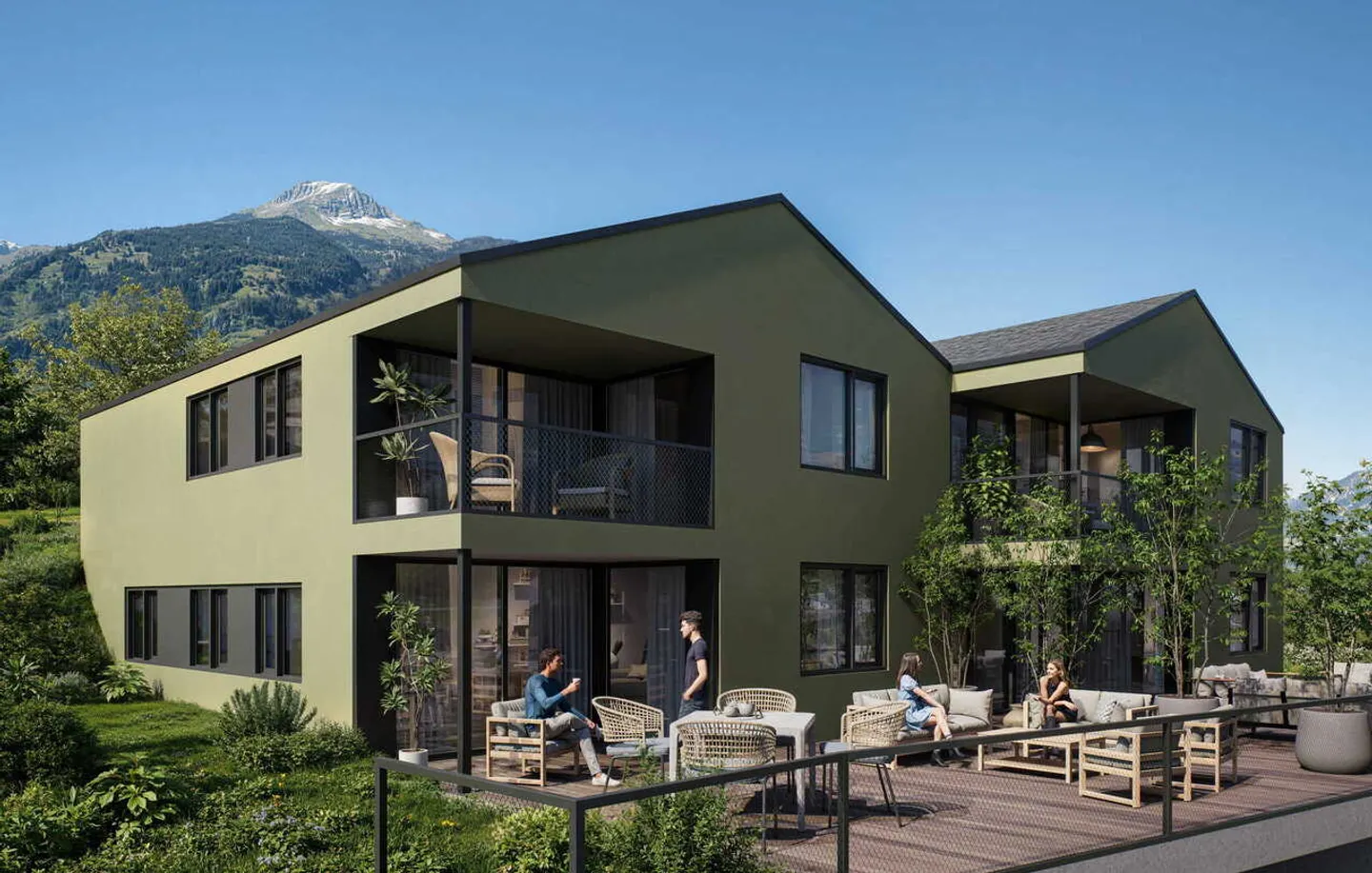 4.5 ROOMS WITH BALCONY, TERRACE AND GARDEN - EXCLUSIVE - Photo 1 of 8