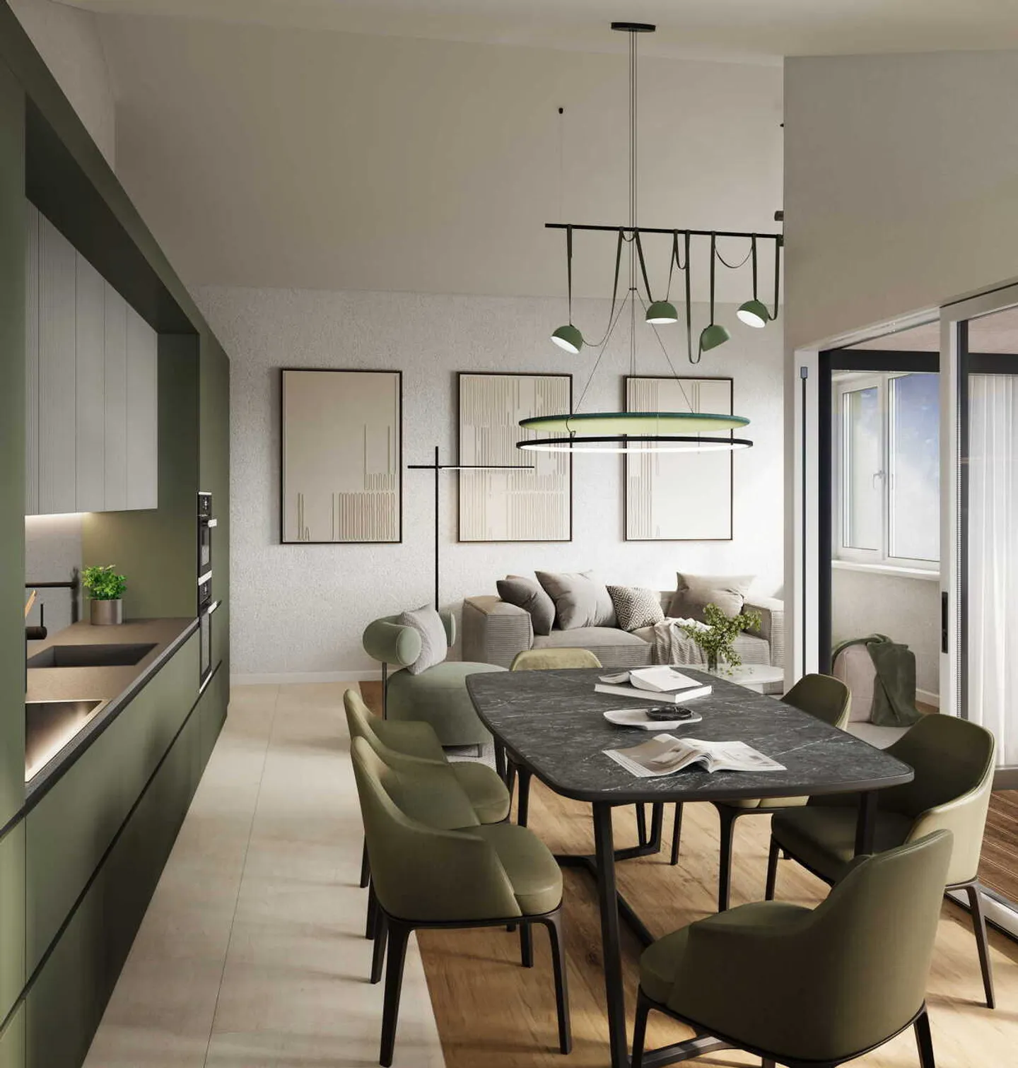 4.5 ROOMS WITH BALCONY, TERRACE AND GARDEN - EXCLUSIVE - Photo 5 of 8